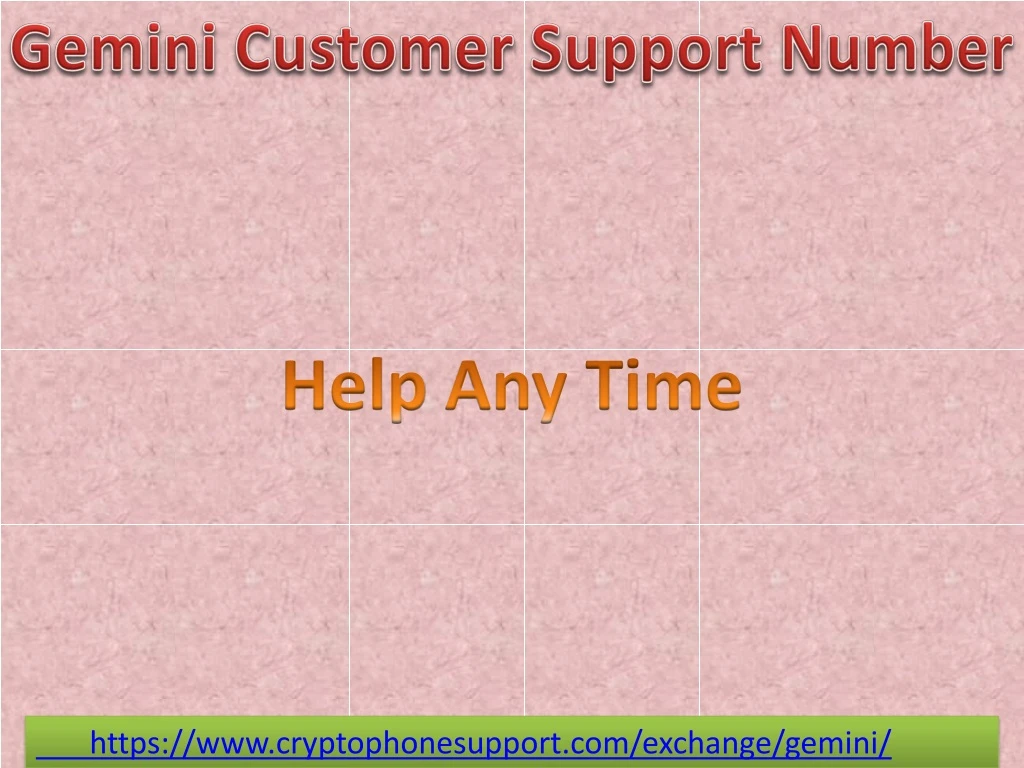 gemini customer s upport number