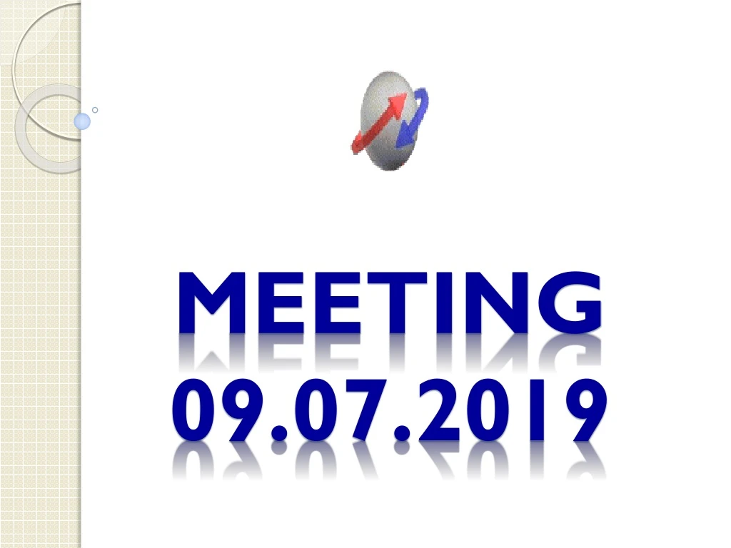 meeting 09 07 2019
