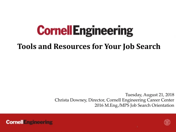 Tools and Resources for Your Job Search