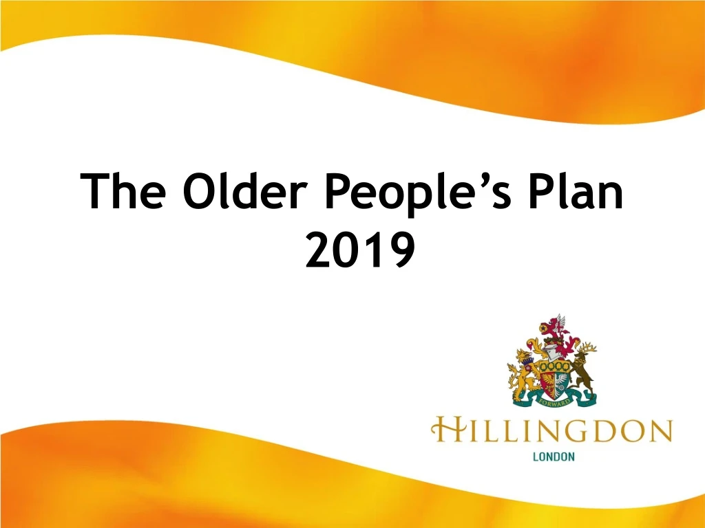 the older people s plan 2019