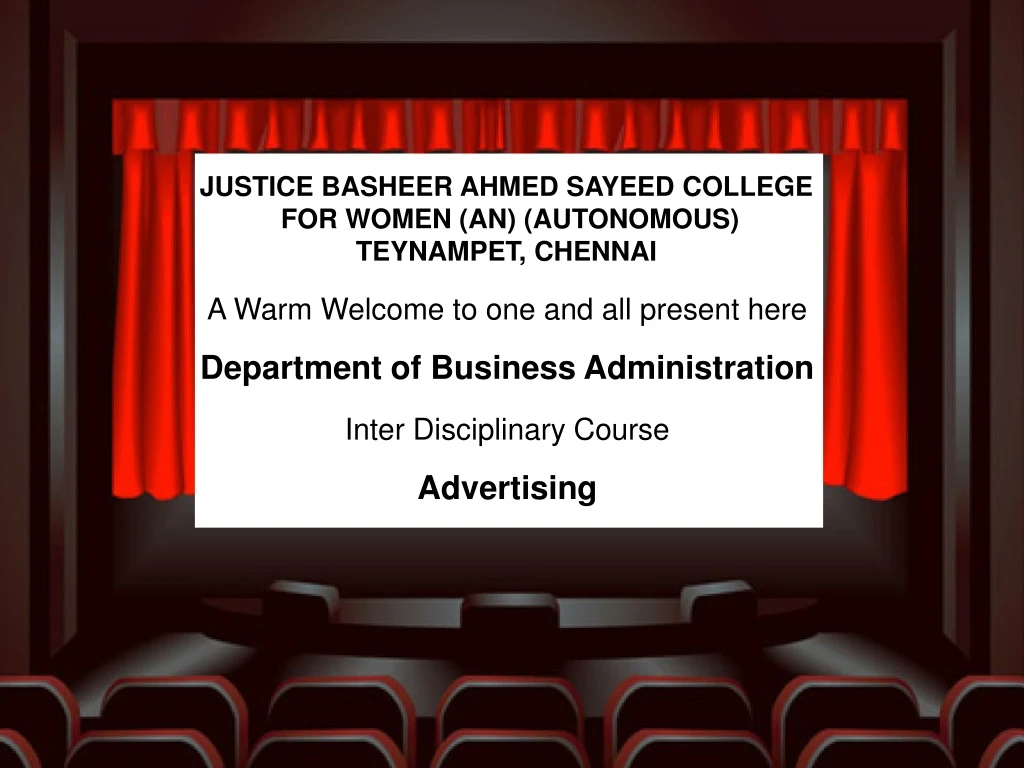 justice basheer ahmed sayeed college for women