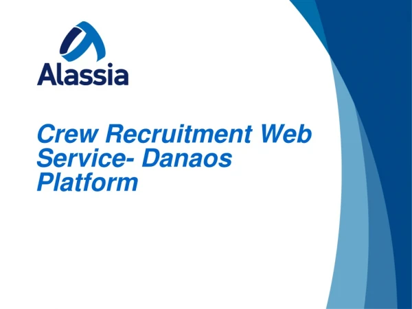 Crew Recruitment Web Service- Danaos Platform