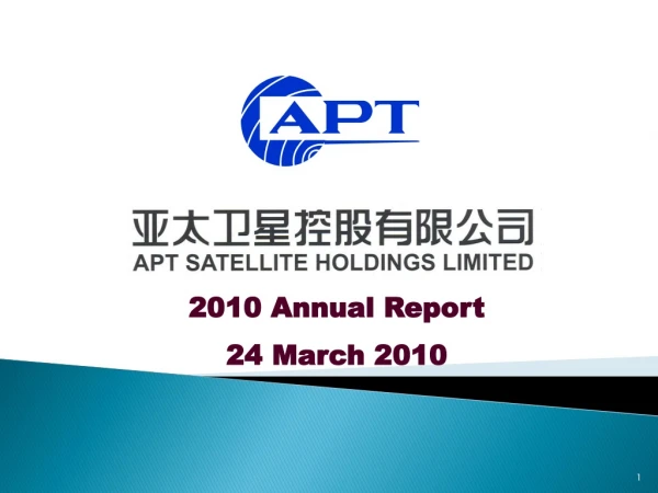 2010 Annual Report 24 March 2010