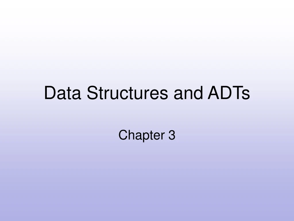 data structures and adts