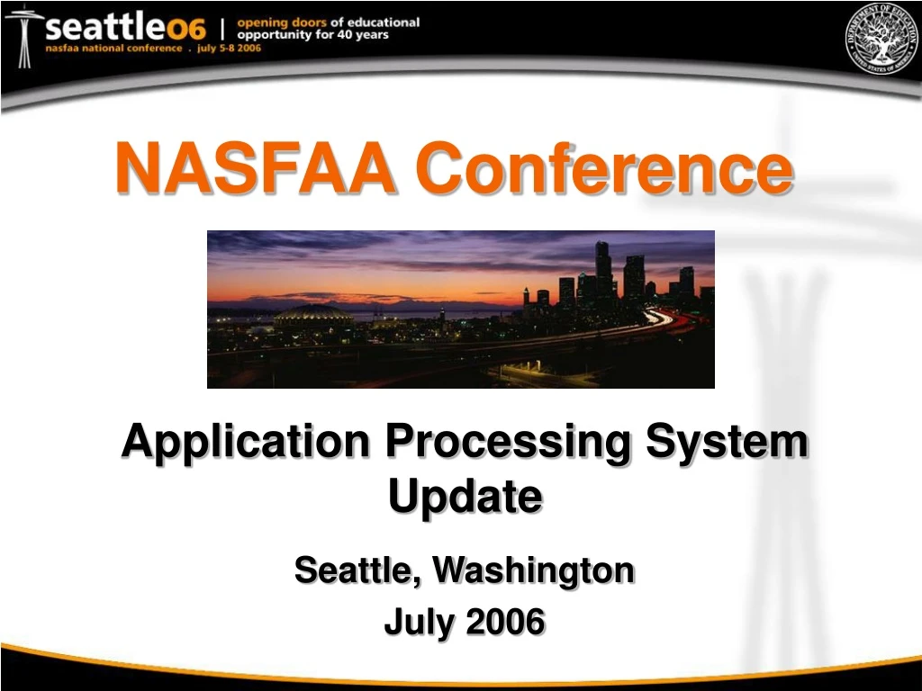 PPT NASFAA Conference PowerPoint Presentation, free download ID8704693