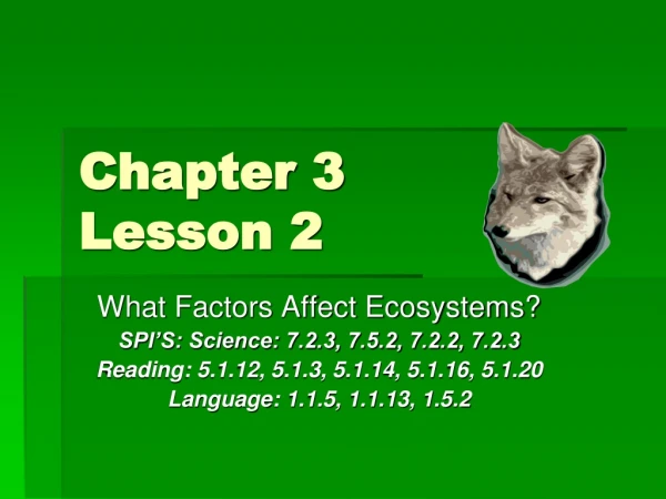 Chapter 3 Lesson 2