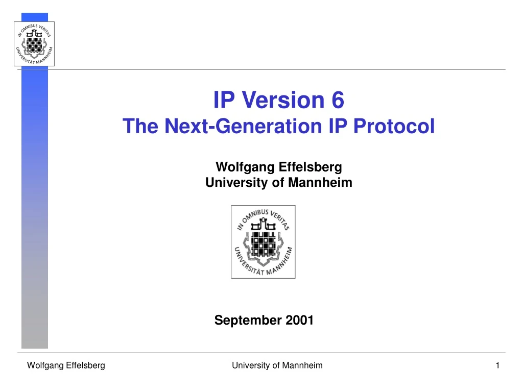 ip version 6 the next generation ip protocol