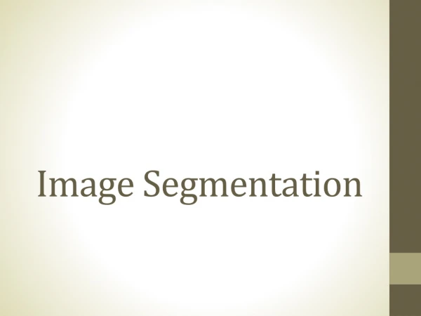 Image Segmentation