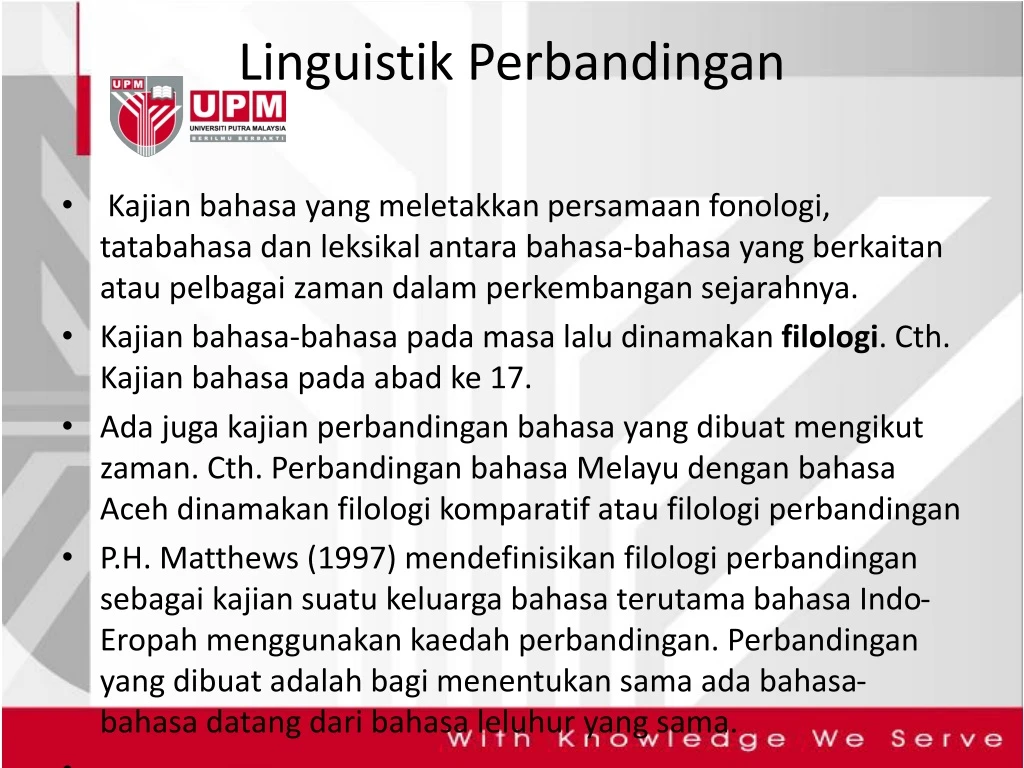 linguistik perbandingan