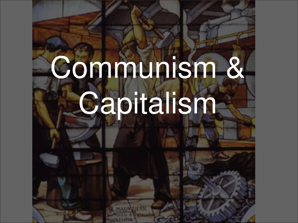 communism capitalism