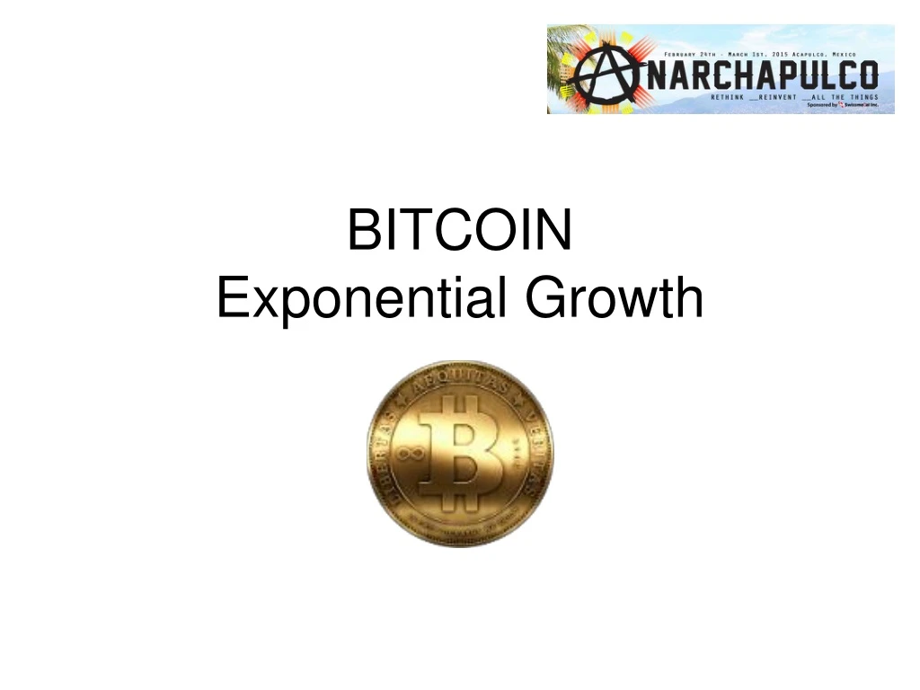 bitcoin exponential growth