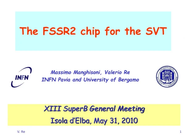 The FSSR2 chip for the SVT