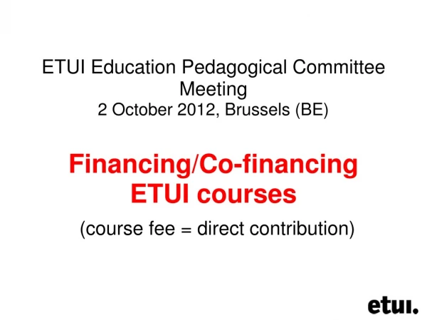 ETUC Executive Committee