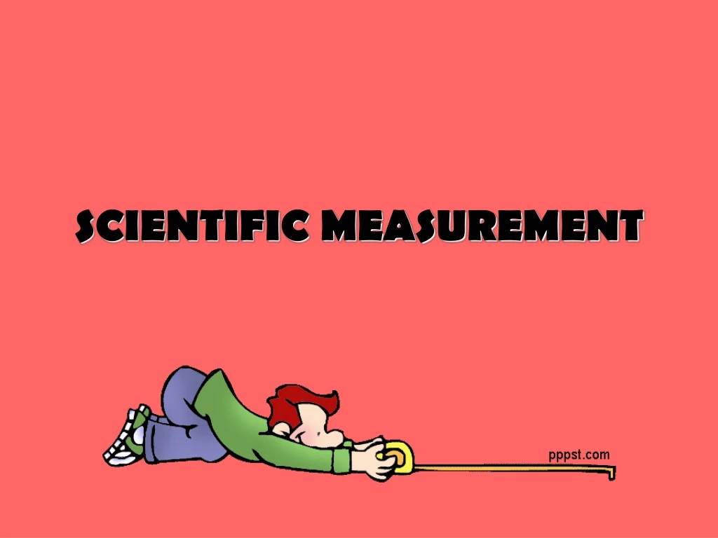 scientific measurement