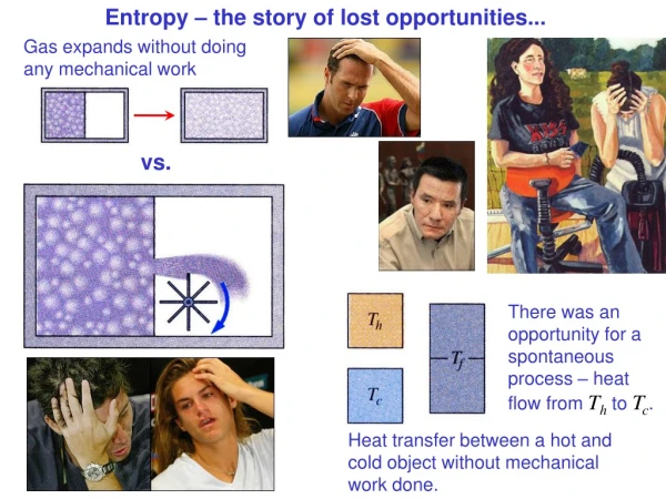 Entropy – the story of lost opportunities...