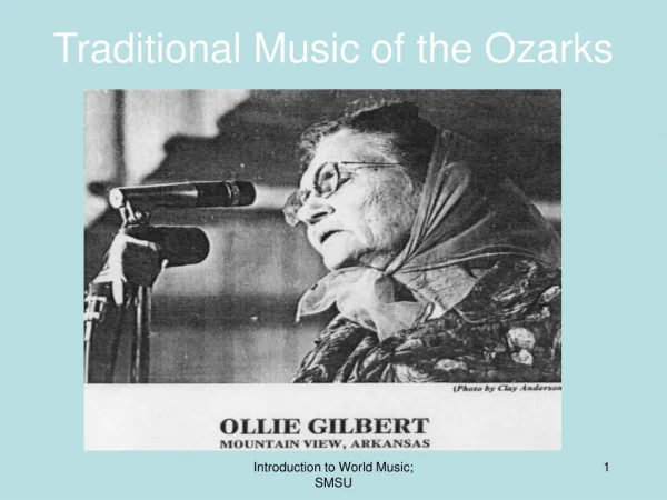 Traditional Music of the Ozarks