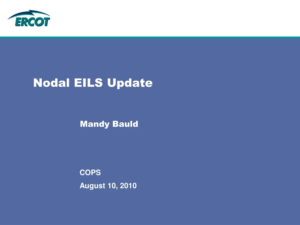 nodal eils update