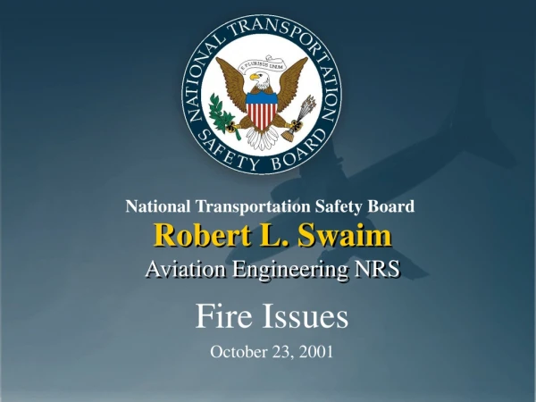 Robert L. Swaim Aviation Engineering NRS