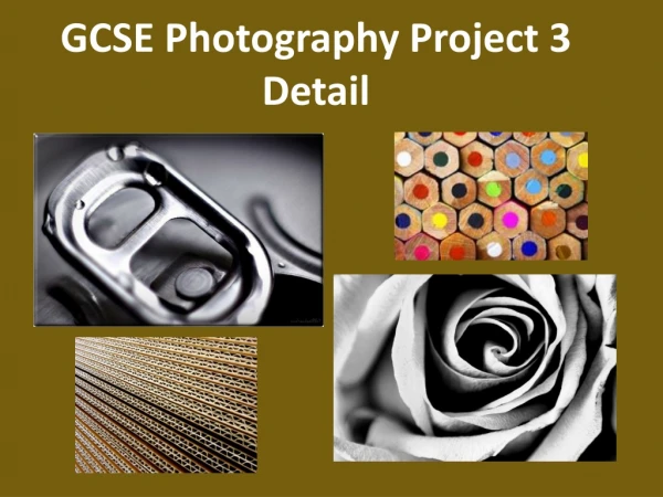 GCSE Photography Project 3 Detail