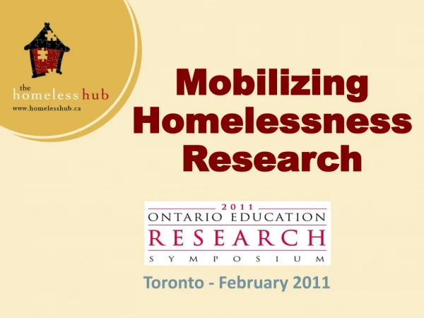 Mobilizing Homelessness Research