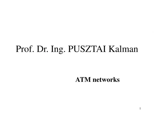 Prof. Dr. Ing. PUSZTAI Kalman