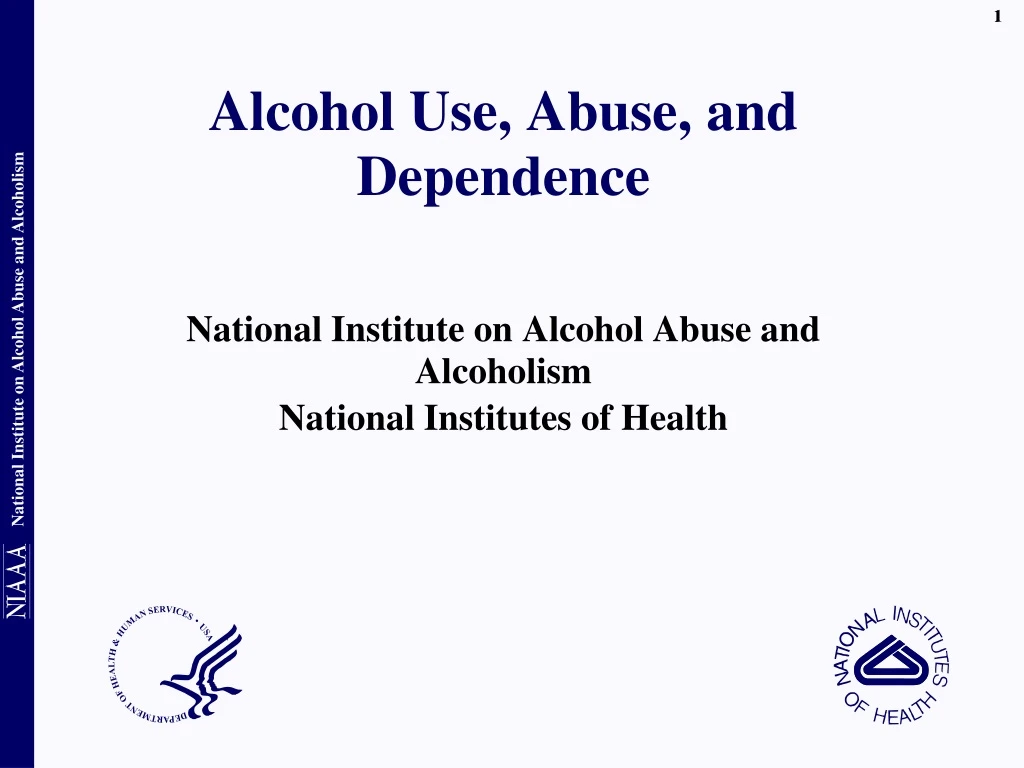 alcohol use abuse and dependence