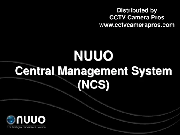 NUUO Central Management System (NCS)
