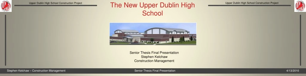 the new upper dublin high school