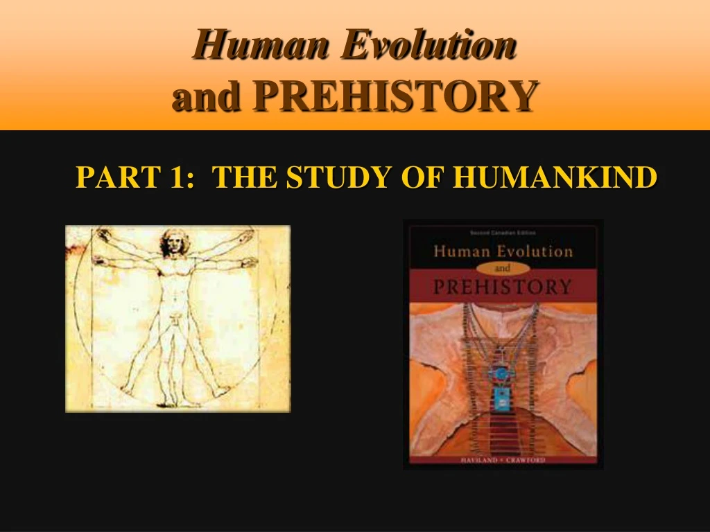 human evolution and prehistory