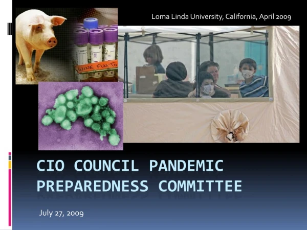 CIO Council Pandemic Preparedness Committee