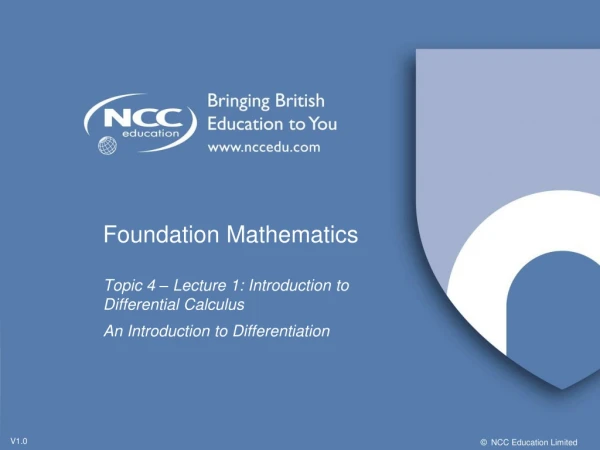 Foundation Mathematics