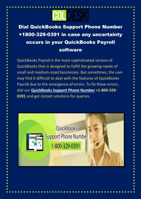 QuickBooks Support Phone Number 1-800-329-0391