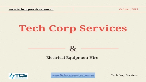 Hire electrical test equipment, test & measurement hire