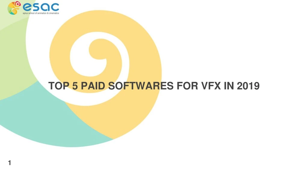 top 5 paid softwares for vfx in 2019