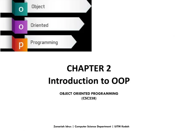 CHAPTER 2 Introduction to OOP