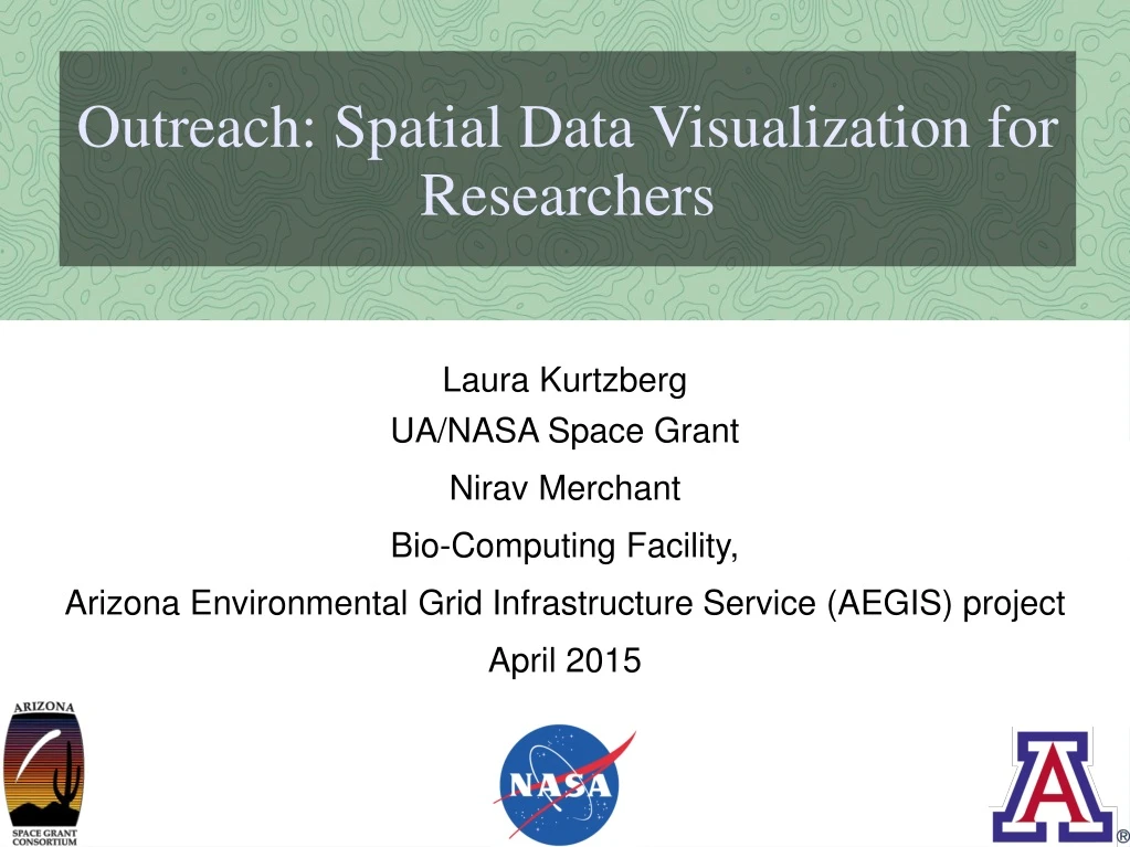 outreach spatial data visualization for researchers