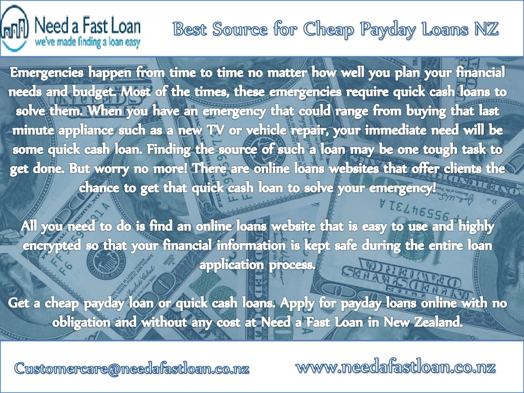 best source for cheap payday loans nz