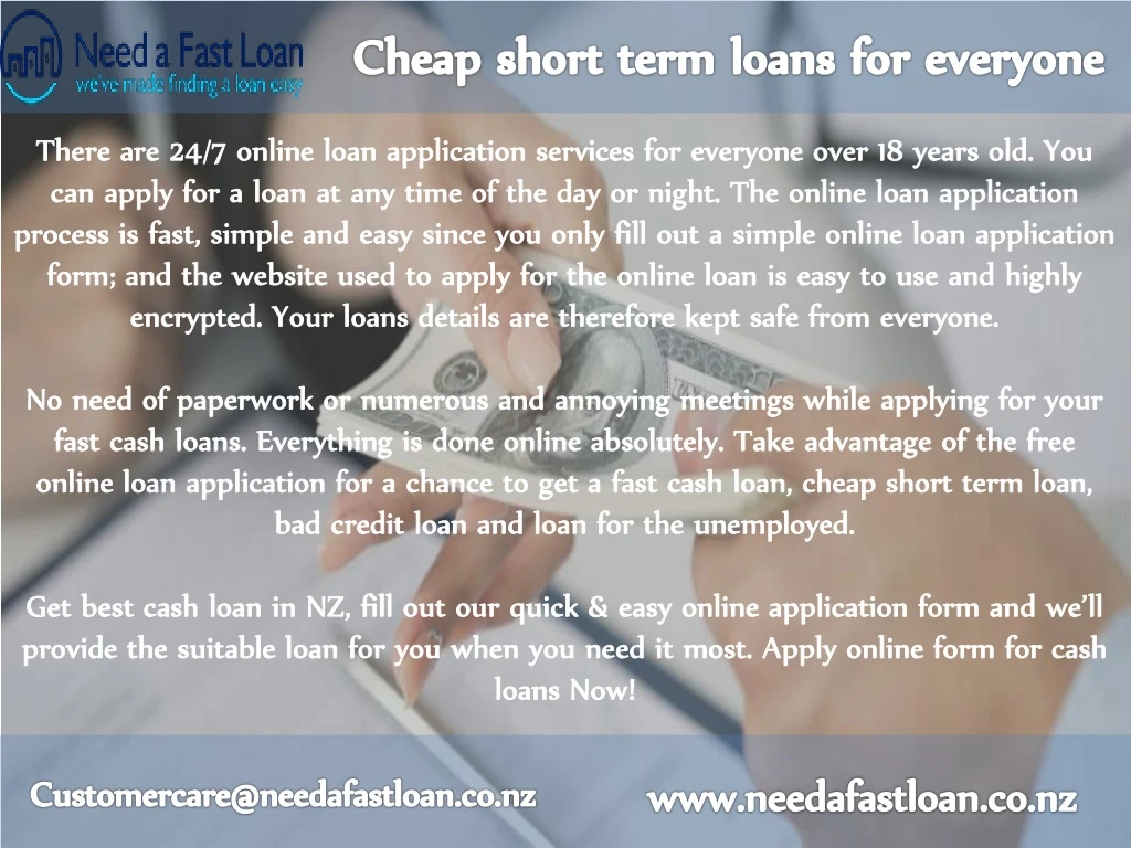 cheap short term loans for everyone