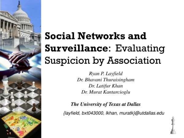 Social Networks and Surveillance : Evaluating Suspicion by Association