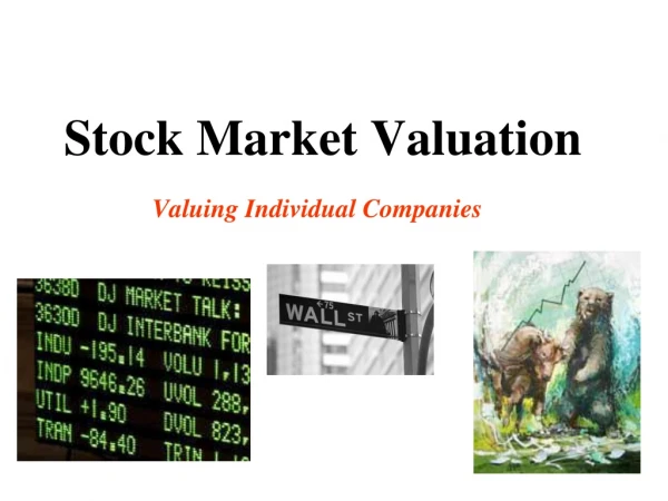 Stock Market Valuation