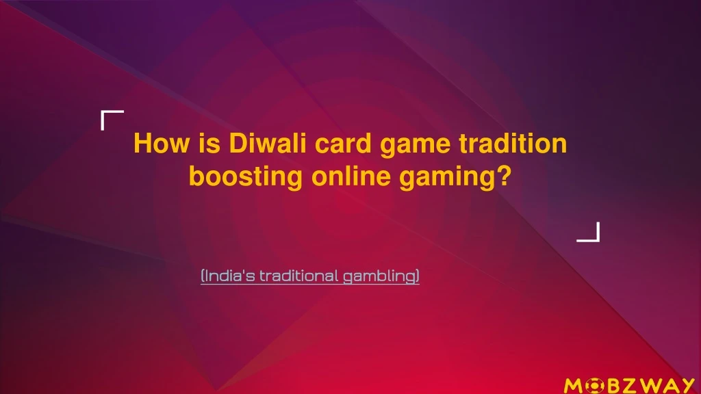 how is diwali card game tradition boosting online