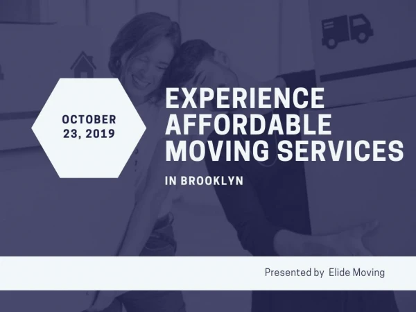 Experience Affordable Moving Services in Brooklyn