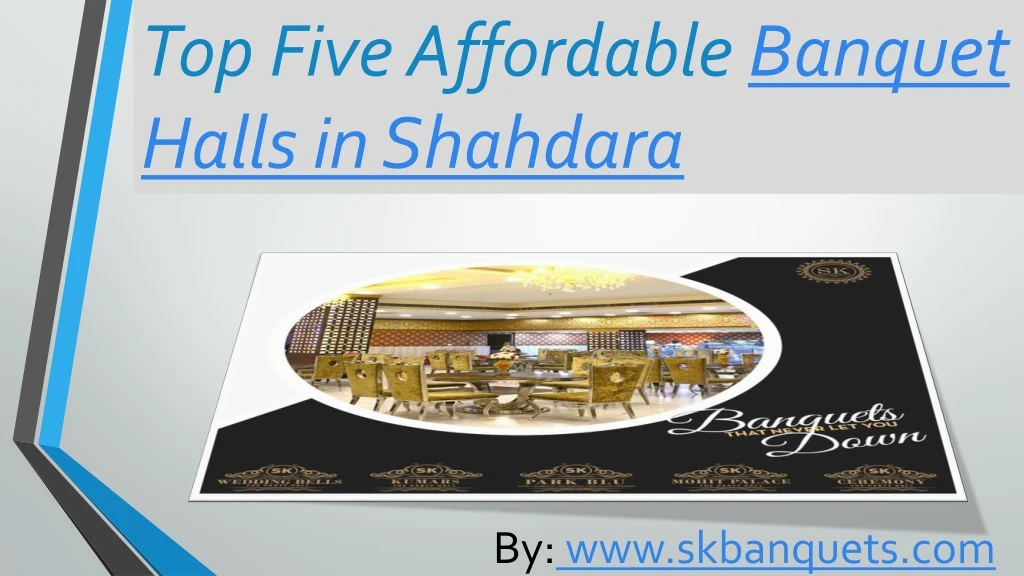 top five affordable banquet halls in shahdara