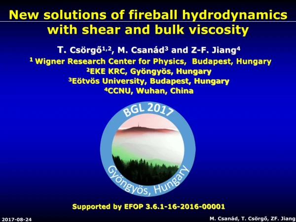 New solutions of fireball hydrodynamics with shear and bulk viscosity