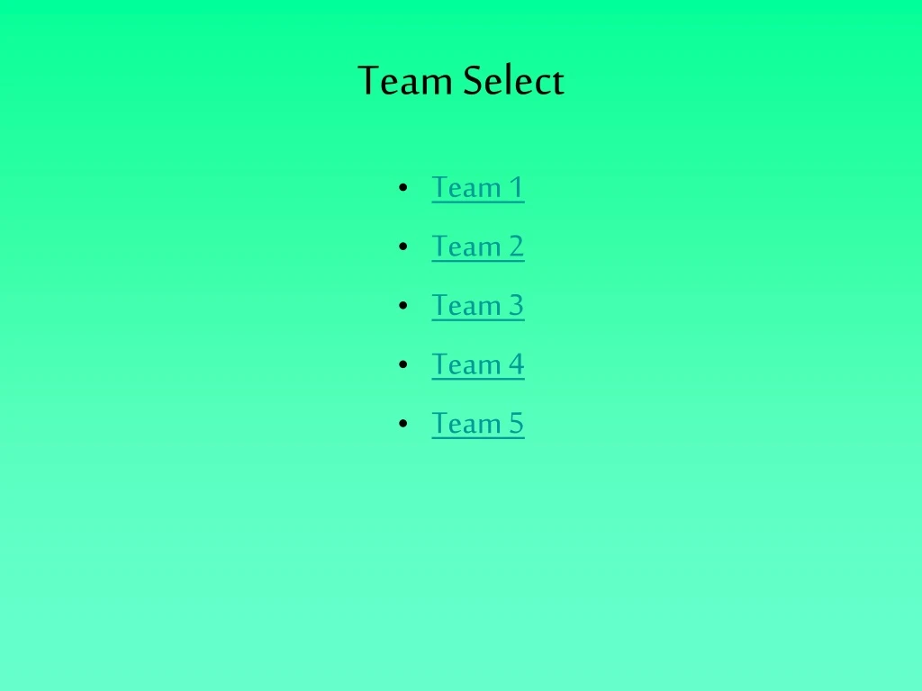 team select