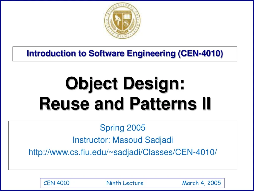 introduction to software engineering cen 4010