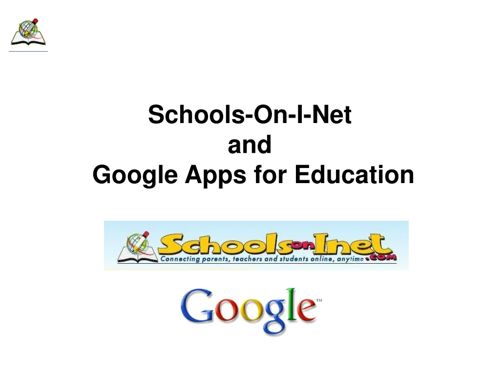 schools on i net and google apps for education