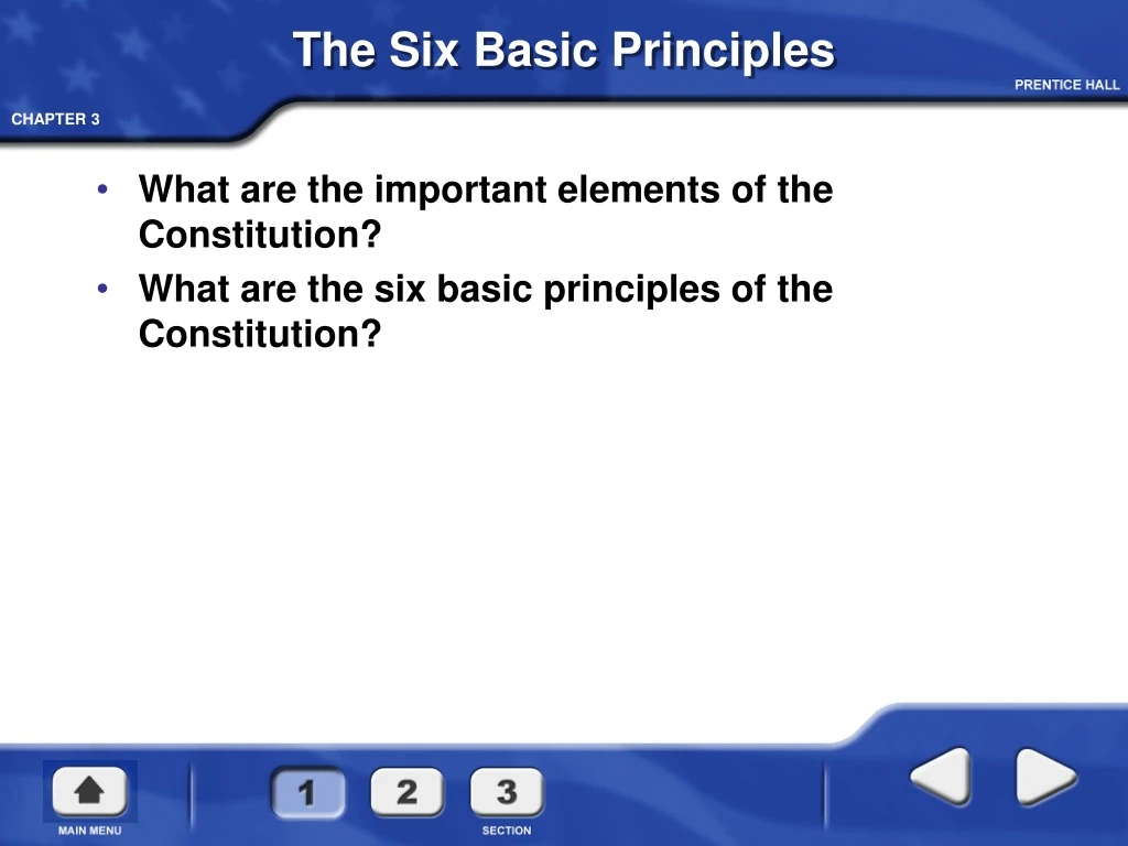the six basic principles