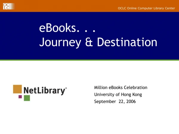 eBooks. . . Journey &amp; Destination