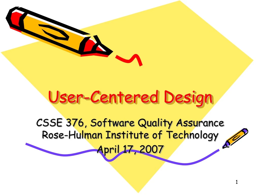 user centered design